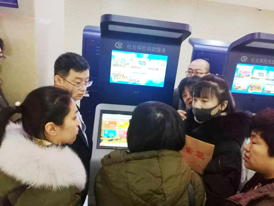 社?？ㄗx卡器模組在哈爾濱社會(huì)保障自助一體機(jī)安裝使用